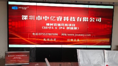 12塊55寸拼接屏助力江西樟樹百?；ㄔ沸^(qū)安全防范