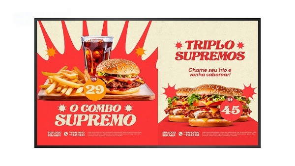 一屏多用，商顯新選擇——超窄邊廣告機(jī)