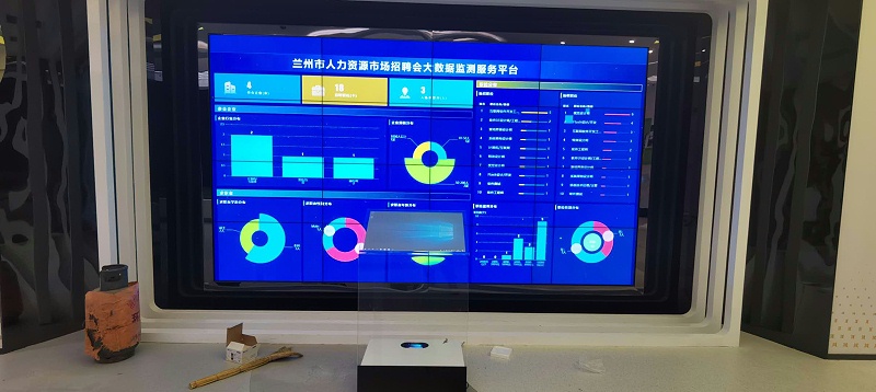 中億睿液晶屏、智能滑軌助力蘭州人力資源產(chǎn)業(yè)園打造創(chuàng)意科技化數(shù)字展廳